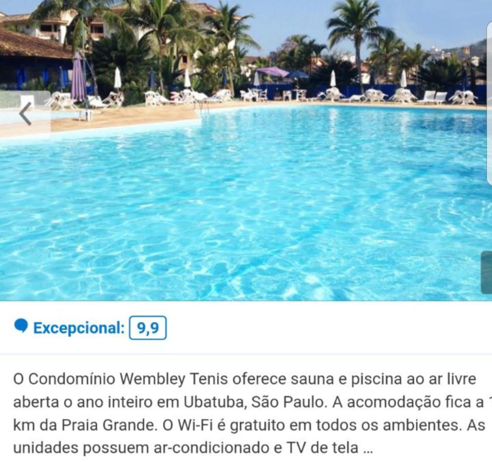 Ubatuba Apto. Wembley Tenis Apartment Exterior photo